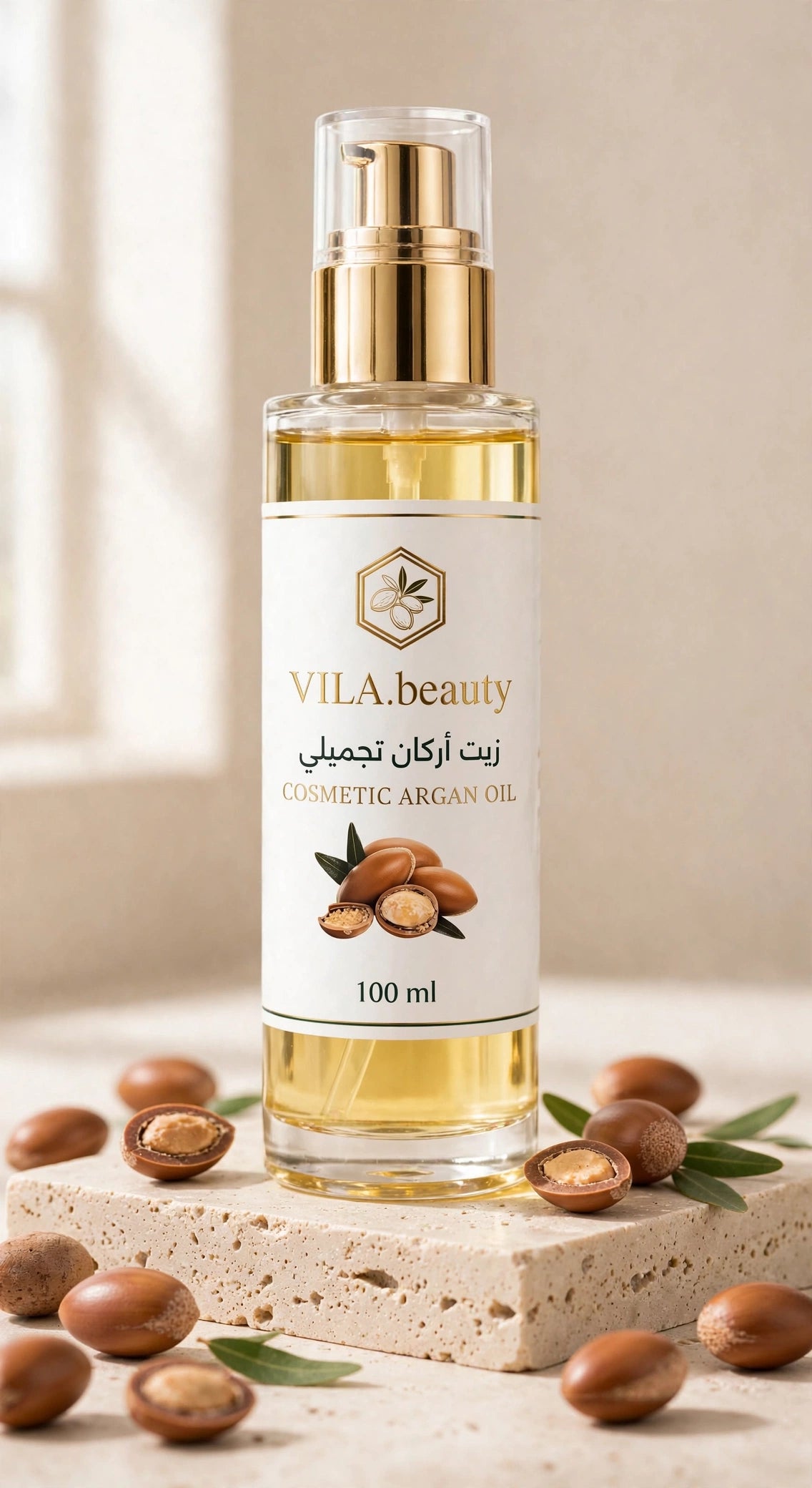 VILA.beauty — زيت أركان تجميلي نقي 100% | 100 مل