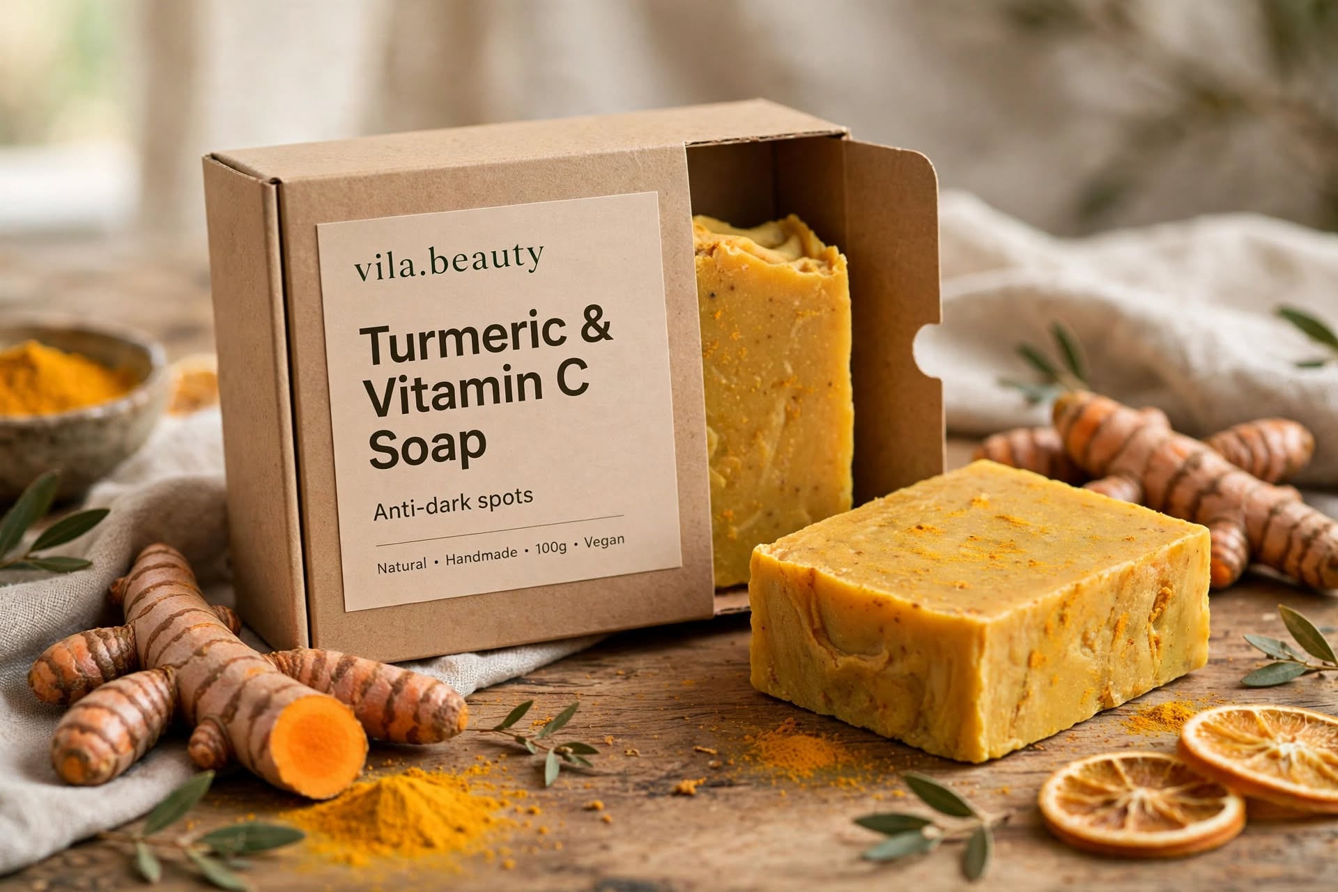 Vila Beauty Turmeric Soap